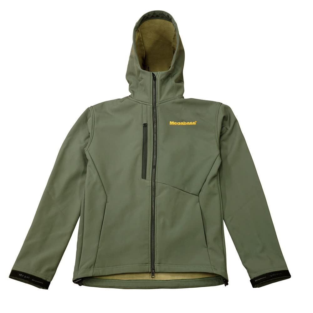 Amazon.co.jp: [メガバス] パーカー BLOWattack HOODIE OLIVE DRAB